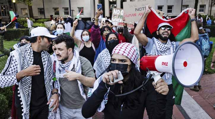 আমেরিকার তরুণ প্রজন্মের মধ্যে বাড়ছে ইসরায়েলবিরোধী মনোভাব