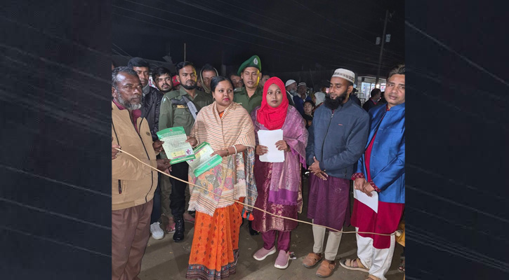 গণভোটের প্রচারণায় মদন উপজেলা প্রশাসন