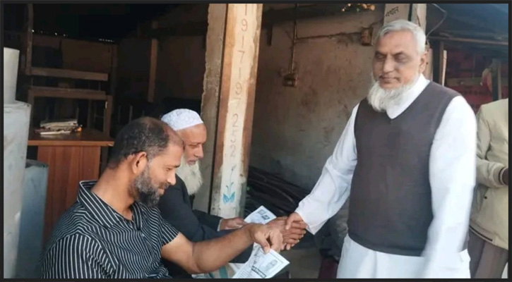কাঠালিয়ায় গণসংযোগে ব্যস্ত জসিম উদ্দিন