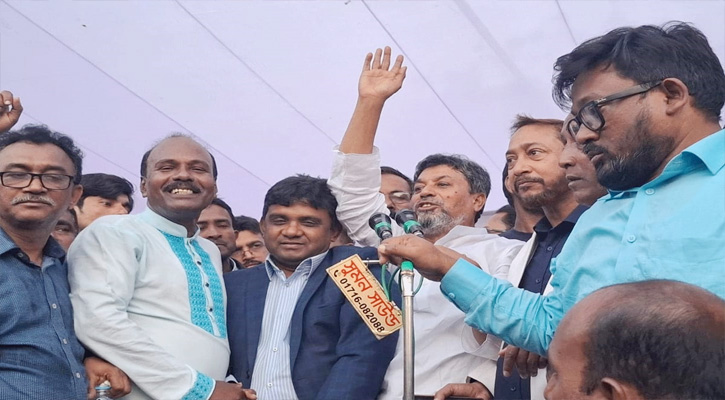 ধানের শীষে ভোট চাইলেন স্বতন্ত্র প্রার্থী