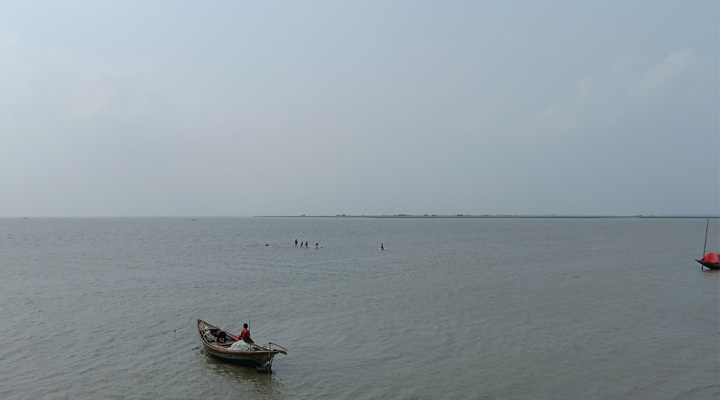 লক্ষ্মীপুরের মেঘনায় মাছ শিকার, নিষেধাজ্ঞার মধ্যেও বিক্রি হচ্ছে ইলিশ