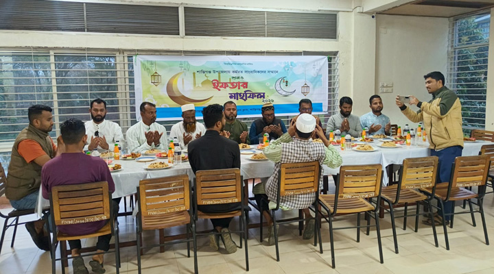 শান্তিগঞ্জ প্রেসক্লাবের ইফতার  মাহফিল সম্পন্ন