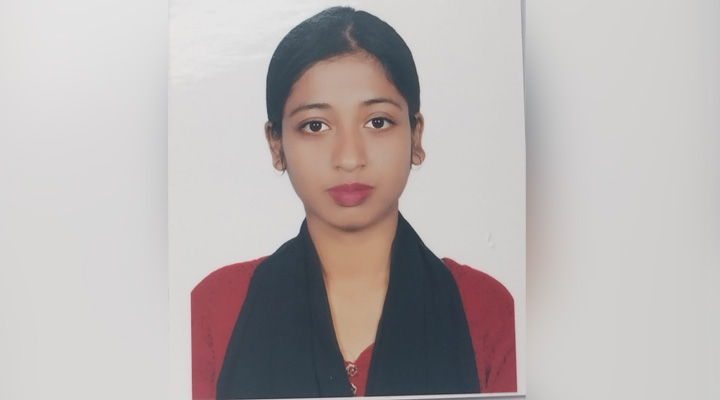 গুচ্ছের ‘সি’ ইউনিটে প্রথম যবিপ্রবি কেন্দ্রে পরিক্ষা দেওয়া ঐশী