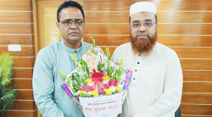 ‎কুড়িগ্রামে নব-নির্বাচিত জেলা পরিষদের প্রশাসককে অভিনন্দন ও শুভেচ্ছা