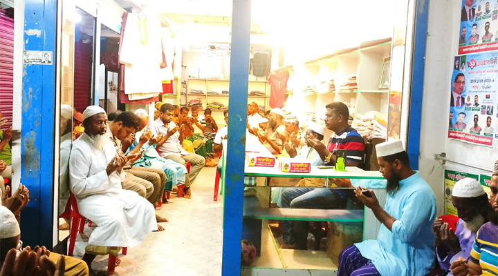 মোংলা বৈদ্যমারী বাজারে নতুন ইজারাদারের উদ্যোগে মতবিনিময়