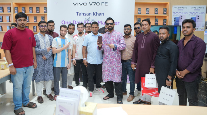 তাহসানকে ঘিরে ভিভো বৈশাখ স্টোরে ব্যাপক সাড়া