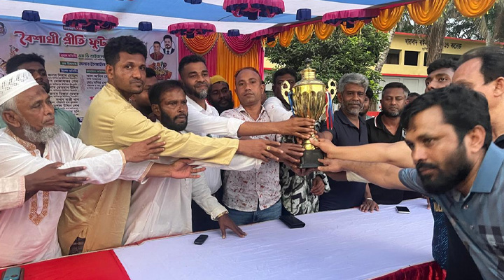 বৈশাখী প্রীতি ফুটবল ম্যাচে খুলনা ফুটবল একাডেমির জয়