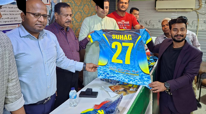 কুয়েতে জাঁকজমকপূর্ণ আয়োজনে সিলেট সিক্সার্স ক্লাবের জার্সি উন্মোচন