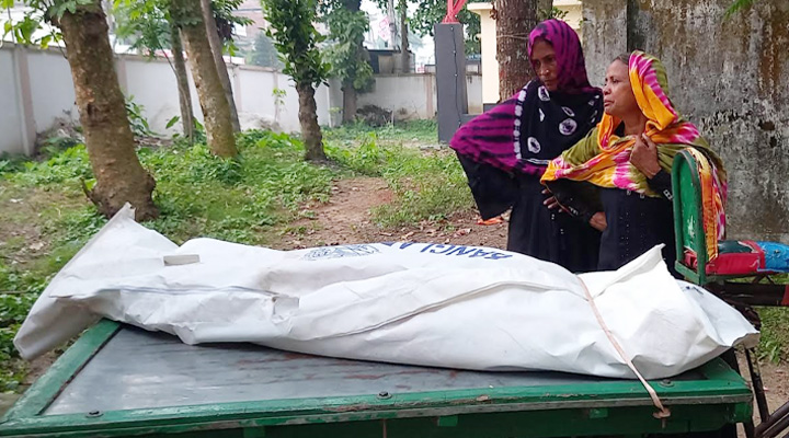নকলা স্বাস্থ্য কমপ্লেক্সে গৃহবধূর লাশ রেখে পালালো শ্বশুরবাড়ির লোকজন