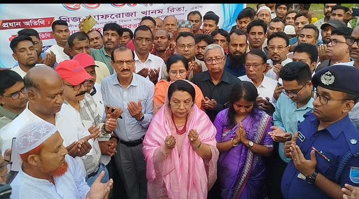 সাটুরিয়ায় নদী-খাল খনন কার্যক্রম উদ্বোধন বিমান মন্ত্রী