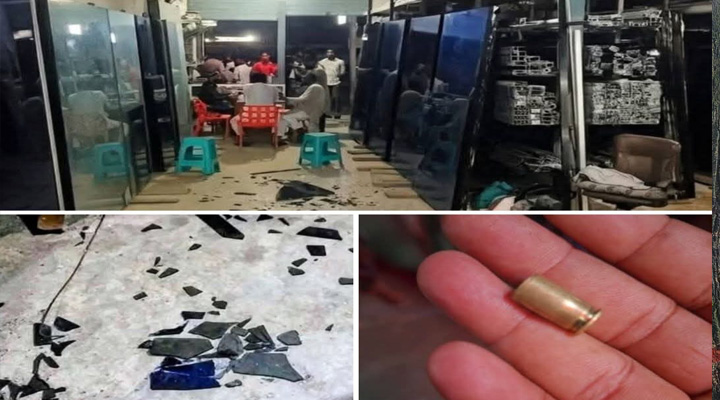 শ্রীপুরে বাকিতে মালামাল না দেয়ায় দোকানে হামলা, গুলি, আহত ৫, আটক ১