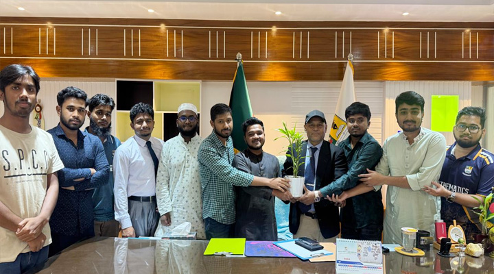সবুজ শুভেচ্ছা’য় সিক্ত জাবিপ্রবির নতুন উপাচার্য, বস্তুনিষ্ঠ সাংবাদিকতার আহ্বান