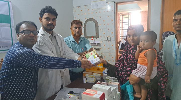 পল্লী মঙ্গল কর্মসূচীর মানবিক উদ্যোগ, রাজবাড়ীতে বিনামূল্যে চিকিৎসাসেবা