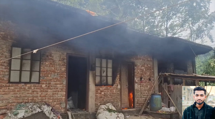 পলাশে যুবককে হত্যার প্রতিবাদে অভিযুক্তের বাড়িঘর ভাঙচুর, অগ্নিসংযোগ