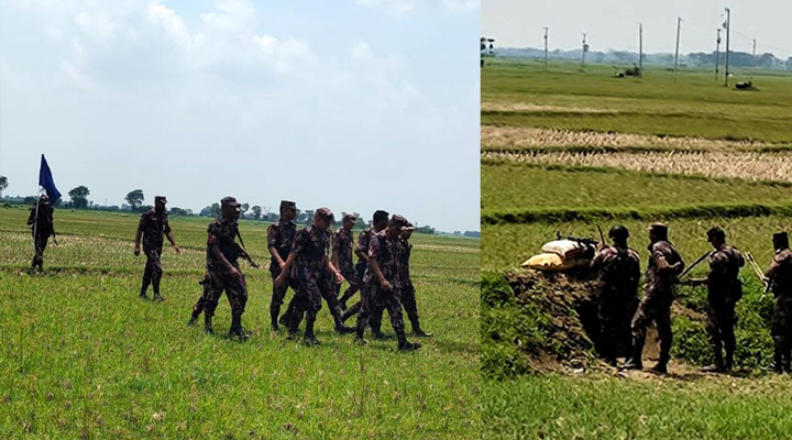 পুশ-ইন ব্যর্থ, সীমান্তে কড়া নজরদারিতে বিজিবি