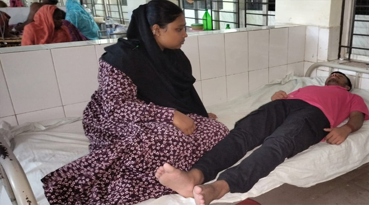 সরিষাবাড়ীতে শ্বশুরবাড়ী যাওয়ার পথে  নবদম্পতিকে ছুরিকাঘাত