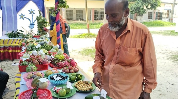 কোটচাঁদপুরে ফল মেলা,শোভা পাচ্ছে দেশী বিদেশি ৪০ ফল