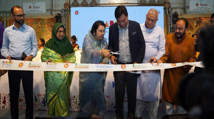 শ্রীমঙ্গলে হারমোনি ফেস্টিভ্যাল উদ্বোধন করেন মন্ত্রী