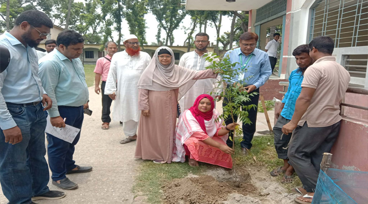 মান্দায় বৃক্ষরোপন ও বিতরণ কর্মসূচি