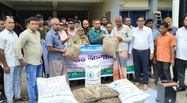 নিয়ামতপুরে বীজ ও সার পেল ৫ হাজার কৃষক