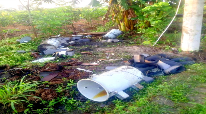জীবননগরের মাঠ থেকে ৪টি সেচ পাম্পের ট্রান্সফরমার চুরি