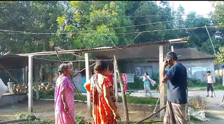 সরিষাবাড়ীতে অগ্নিসংযোগ ভাংচুর ও মারধরের অভিযোগ