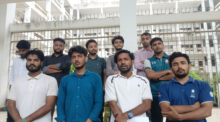 যবিপ্রবিতে জুলাই আন্দোলনে অভিযুক্তদের বিচার  দাবি