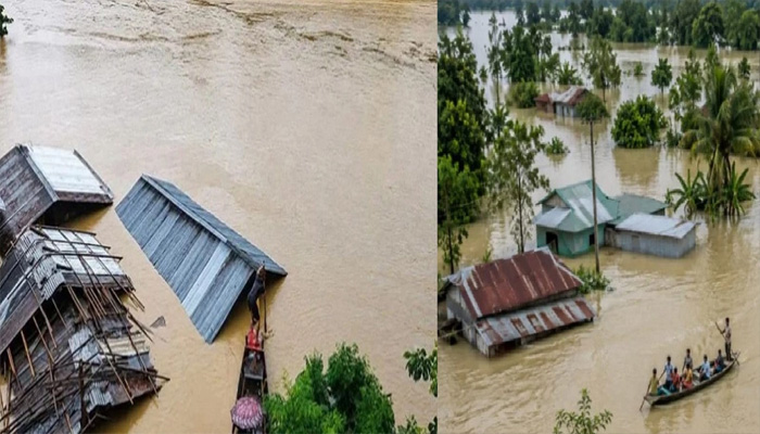 বন্যায় মৃত্যু ৫৬ ,  আশ্রয়কেন্দ্রে ১০ হাজারের বেশি মানুষ