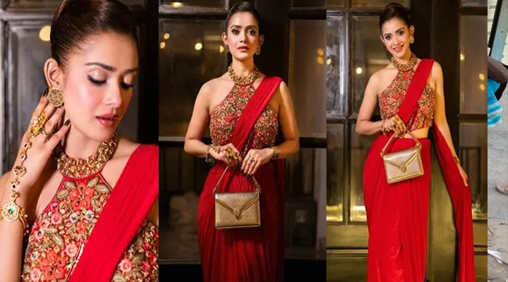তিশার ব্লাউজের জাদুতে মুগ্ধ সবাই