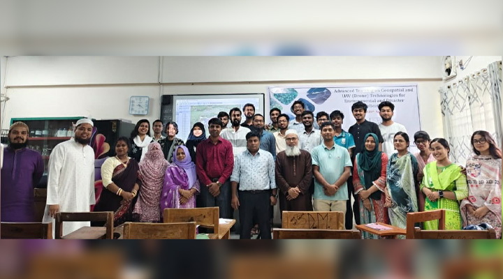 পবিপ্রবিতে জিওস্পেশাল ও ড্রোন প্রযুক্তি বিষয়ক প্রশিক্ষণ
