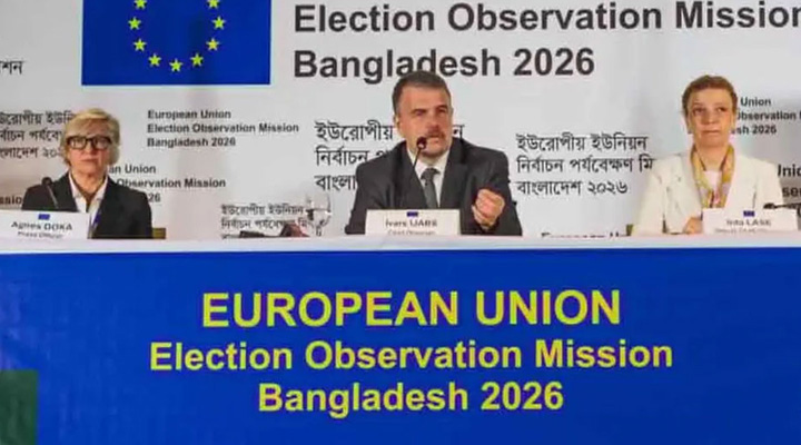 ইইউ নির্বাচন মিশন: নির্বাচনে ইঞ্জিনিয়ারিংয়ের অভিযোগ পায়নি