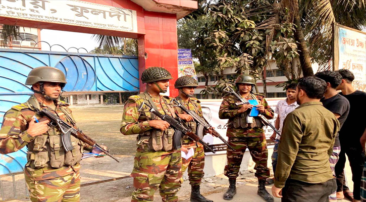 শান্তিপূর্ণ নির্বাচন ঘিরে শৃঙ্খলা রক্ষায় সেনা মোতায়েন