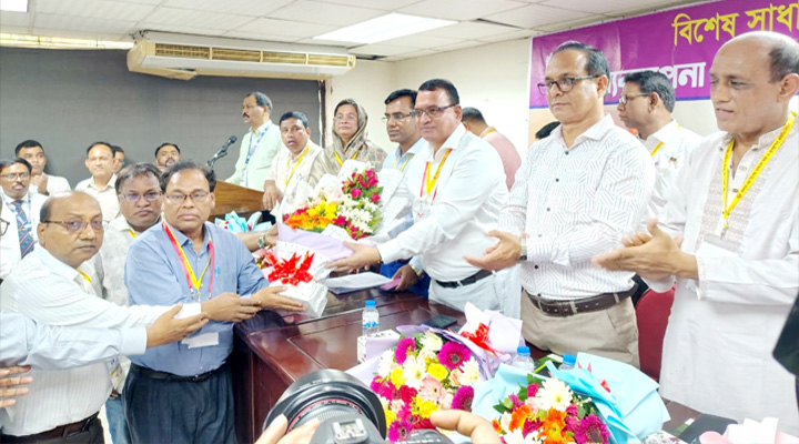 কাল্ব এর চেয়ারম্যান আগষ্টিন ও সম্পাদক নরেশ নির্বাচিত