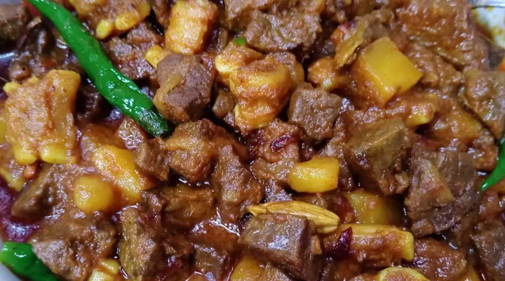 আলু দিয়ে কলিজা ভুনা রেসিপি