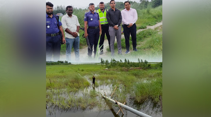 লৌহজংয়ে অবৈধ বালু গদির বিরুদ্ধে মোবাইল কোর্ট,  পাইপ ধ্বংস
