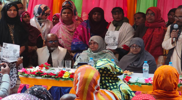 নির্বাচনী প্রচারণায় বাবরের সহধর্মিণী তাহমিনা জামান শ্রাবণী