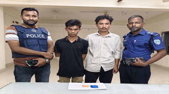 বাঘাইছড়িতে  ইয়াবাসহ ২ যুবক আটক