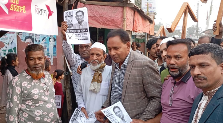 অবিরাম প্রচারণা ও গণসংযোগে ব্যস্ত জাপার প্রার্থী