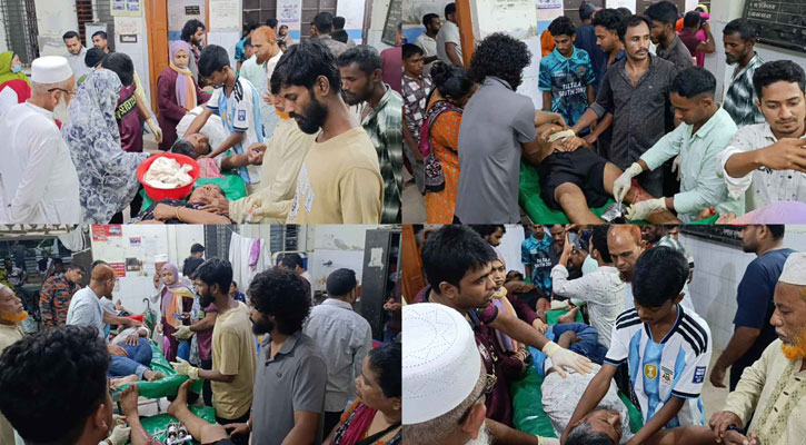 নড়াইলে বাস উল্টে আহত ২০