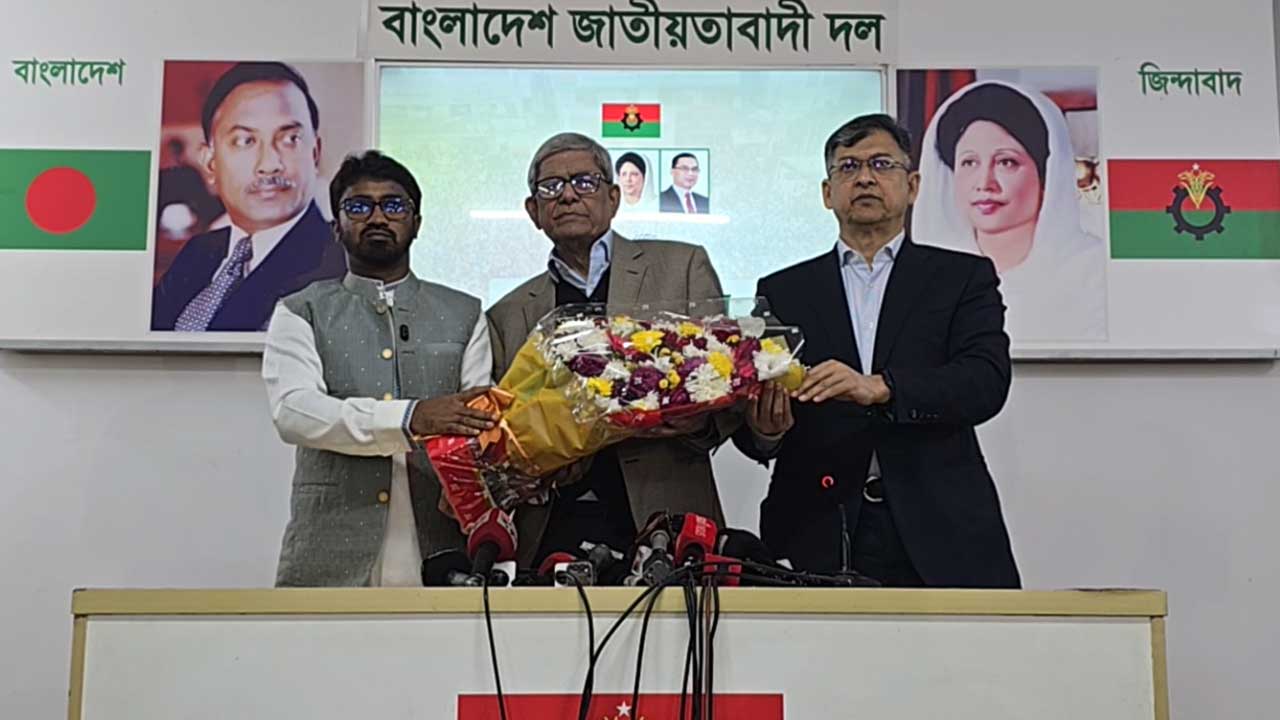 বিএনপিতে যোগ দিলেন রাশেদ